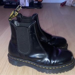 Doc Marten’s size 9W Black ankle slip boots